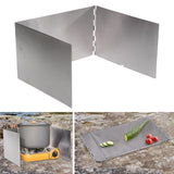 Maxbell Wind Shield Cooker BBQ Picnic Cooking Camping Grill Outdoor Stoves Windshield