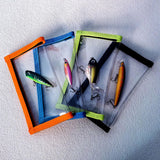 Maxbell Fish Lures Wrap Clear Hook Keeper Fishing Storage Bag for Saltwater Beginner L