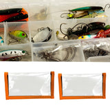 Maxbell Fish Lures Wrap Multifunctional PVC Fishing Storage Bag for Beginner Outdoor L