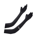 Maxbell Adjustable Arm Sleeves with Gloves Long Arm Covers for Fishing Women Outdoor black