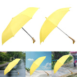 Maxbell Duck Rain Umbrella Cute with Duck Handle for Camping Men Outdoor Sports Folding
