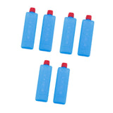 Maxbell 6 Pieces Cooling Ice Packs Leak Proof Ice Blocks for Outdoors Fishing