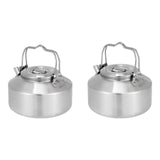 Maxbell Camping Kettle Compact Open Campfire Double Anti Scald Handle Outdoor Kettle 900ml