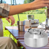 Maxbell Camping Kettle Compact Open Campfire Double Anti Scald Handle Outdoor Kettle 900ml