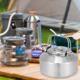 Maxbell Camping Kettle Compact Open Campfire Double Anti Scald Handle Outdoor Kettle 900ml