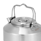 Maxbell Camping Kettle Compact Open Campfire Double Anti Scald Handle Outdoor Kettle 900ml