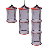 Maxbell Float Fish Basket Kayak Accessories Foldable for Leaches Minnows Live Caught Single Layer