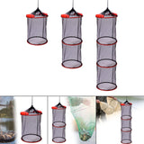 Maxbell Float Fish Basket Kayak Accessories Foldable for Leaches Minnows Live Caught Single Layer