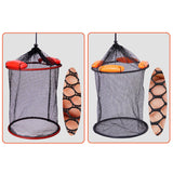 Maxbell Float Fish Basket Kayak Accessories Foldable for Leaches Minnows Live Caught Single Layer