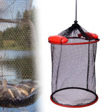 Maxbell Float Fish Basket Kayak Accessories Foldable for Leaches Minnows Live Caught Single Layer