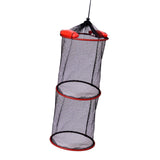 Maxbell Float Fish Basket Kayak Accessories Foldable for Leaches Minnows Live Caught Double Layer