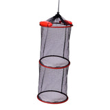 Maxbell Float Fish Basket Kayak Accessories Foldable for Leaches Minnows Live Caught Double Layer
