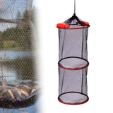 Maxbell Float Fish Basket Kayak Accessories Foldable for Leaches Minnows Live Caught Double Layer