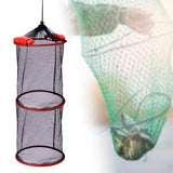Maxbell Float Fish Basket Kayak Accessories Foldable for Leaches Minnows Live Caught Double Layer