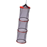 Maxbell Float Fish Basket Kayak Accessories Foldable for Leaches Minnows Live Caught Triple Layer