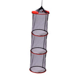 Maxbell Float Fish Basket Kayak Accessories Foldable for Leaches Minnows Live Caught Triple Layer