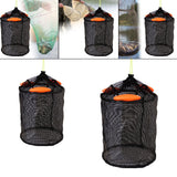 Maxbell Float Fishing Basket Cage Portable Part Foldable Cage for Kayaking Boat Lake Small