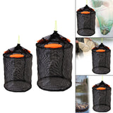 Maxbell Float Fishing Basket Cage Portable Part Foldable Cage for Kayaking Boat Lake Small