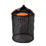Maxbell Float Fishing Basket Cage Portable Part Foldable Cage for Kayaking Boat Lake Large