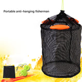 Maxbell Float Fishing Basket Cage Portable Part Foldable Cage for Kayaking Boat Lake Large