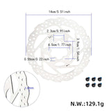 Maxbell Bicycle Brake Rotor Bike Braking Brake Replacement for Mountain Bike E Bikes 140mm