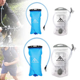 Maxbell Water Bladder Wear Resistant Reservoir Container for Biking Climbing Camping Blue 32cmx16cm 1.5L