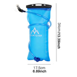 Maxbell Water Bladder Wear Resistant Reservoir Container for Biking Climbing Camping Blue 34cmx17.5cm 2L