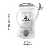 Maxbell Water Bladder Wear Resistant Reservoir Container for Biking Climbing Camping White 34cmx17.5cm 2L