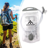 Maxbell Water Bladder Wear Resistant Reservoir Container for Biking Climbing Camping White 34cmx17.5cm 2L