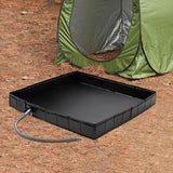 Maxbell Camping Shower Base Floor Portable Travel Garden RV Trip Foldable Shower Pan