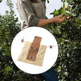 Maxbell Foraging Bag Folding Hunting Pouch for Camping Outside Activities Vegetables Khaki