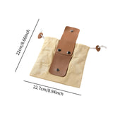 Maxbell Foraging Bag Folding Hunting Pouch for Camping Outside Activities Vegetables Khaki