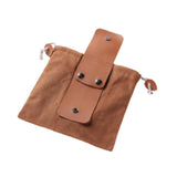 Maxbell Foraging Bag Folding Hunting Pouch for Camping Outside Activities Vegetables Brown