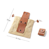 Maxbell Foraging Bag Folding Hunting Pouch for Camping Outside Activities Vegetables Brown