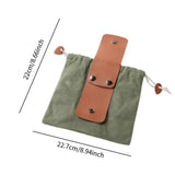 Maxbell Foraging Bag Folding Hunting Pouch for Camping Outside Activities Vegetables Green