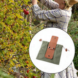 Maxbell Foraging Bag Folding Hunting Pouch for Camping Outside Activities Vegetables Green