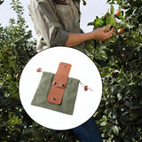 Maxbell Foraging Bag Folding Hunting Pouch for Camping Outside Activities Vegetables Green