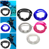 Maxbell Scuba Goggles No Fogging Waterproof Wide Angle for Adults Portable Diving Mask black