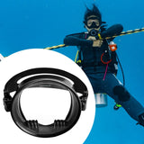 Maxbell Scuba Goggles No Fogging Waterproof Wide Angle for Adults Portable Diving Mask black
