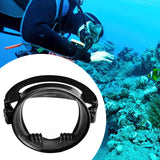 Maxbell Scuba Goggles No Fogging Waterproof Wide Angle for Adults Portable Diving Mask black