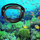 Maxbell Scuba Goggles No Fogging Waterproof Wide Angle for Adults Portable Diving Mask black