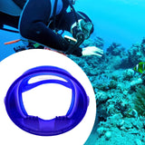 Maxbell Scuba Goggles No Fogging Waterproof Wide Angle for Adults Portable Diving Mask blue