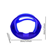 Maxbell Scuba Goggles No Fogging Waterproof Wide Angle for Adults Portable Diving Mask blue