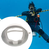 Maxbell Scuba Goggles No Fogging Waterproof Wide Angle for Adults Portable Diving Mask white
