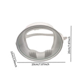 Maxbell Scuba Goggles No Fogging Waterproof Wide Angle for Adults Portable Diving Mask white