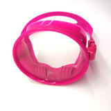 Maxbell Scuba Goggles No Fogging Waterproof Wide Angle for Adults Portable Diving Mask red
