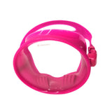 Maxbell Scuba Goggles No Fogging Waterproof Wide Angle for Adults Portable Diving Mask red