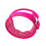 Maxbell Scuba Goggles No Fogging Waterproof Wide Angle for Adults Portable Diving Mask red