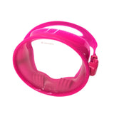Maxbell Scuba Goggles No Fogging Waterproof Wide Angle for Adults Portable Diving Mask red