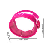 Maxbell Scuba Goggles No Fogging Waterproof Wide Angle for Adults Portable Diving Mask red